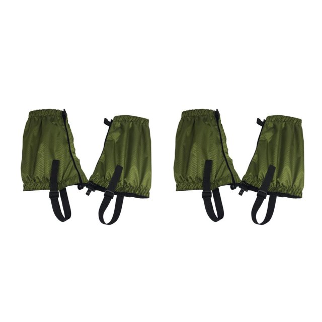 Wosthever Paquete de 2 mallas de esquí impermeables para senderismo al aire libre, polainas térmicas ajustables, equipo a prueba de viento para Type3 NO3