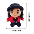 thumbnail image 5 of Michael Plush Doll, 10"Soft Stuffed Collectible Figure Plush, Unique Gift for Music Fans, 5 of 6