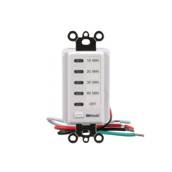 Mechanical Wall Switch Light Almondeeds 6788095 Woods Decora Style 60-Min Timer 
