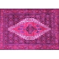 thumbnail image 1 of Ahgly Company Indoor Rectangle Medallion Pink Traditional Area Rugs, 8' x 10', 1 of 4