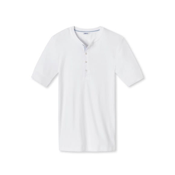 SCHIESSER Revival Camisa de Hombre - 1/2 Manga, Manga corta, Karl-Heinz Blanco XL (X-Large)