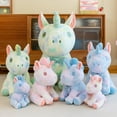 thumbnail image 3 of Rainbow Horse Stuffed Animal,10.2" Plush Toy Stuffed Pillow Decoration,Soft Plushies for Girls Plush Doll Gifts for Kids Boys Babies Toddlers,(Green), 3 of 5