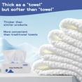 RUILLSEN Soft Dry Wipe DHF10 Disposable Face Towel, 300 Count LintFree