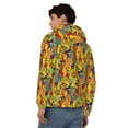 thumbnail image 4 of Zufioo Dancing African Women Print Men's Hooded Cardigan, Zip-up Long-Sleeved Sweatshirt Jacket Sportswear-Large, 4 of 5
