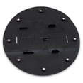 thumbnail image 4 of Drake Muscle Cars FR3Z-6640526-MA Fuel Door Comp Series Black with Mustang Logo, 4 of 6