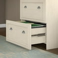 thumbnail image 4 of Bush Furniture Fairview 2 Drawer Lateral File Cabinet in Antique White and Tea Maple, 4 of 4