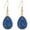 Blue, variant on VerPetridure Creative Earrings Earrings Personalized Sweet Drop-Shaped Earrings Simple crystal cluster earrings personality sweet drop earrings
