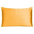 thumbnail image 5 of Apricot Dreamy Set of 2 Silky Satin King Pillowcases, 5 of 6