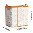 thumbnail image 4 of PVC Quilt Storage Bag,Large Capacity Clothing Organizer,Humidity and Water Proof Moving Luggage Packing Bag,Transparent Garment Bag,Blanket Down Jacket Storage, 4 of 6