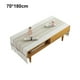 thumbnail image 5 of Mantel de Lino y algodón Bewildely Rectangular Café Beige 70*180cm con flecos impermeable, 5 of 6
