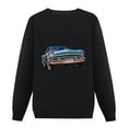 thumbnail image 2 of JEUXUS American Car Classic Muscle Car Vintage Novelty Retro Design Sweatshirt, 2 of 4