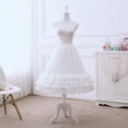 thumbnail image 4 of Vjnyvs White Bridal Wedding Petticoat Tulle Underskirt for Women Prom Dress, 4 of 7
