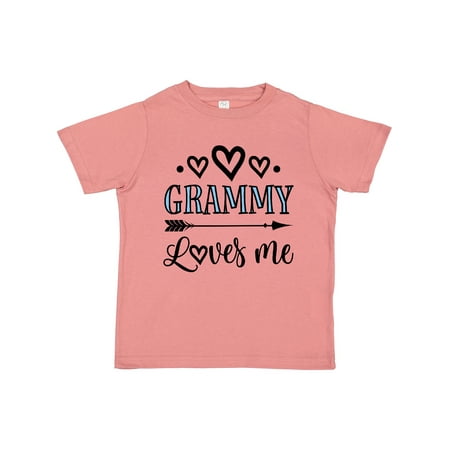 

Inktastic My Grammy Loves Me Grandchild Gift Toddler Toddler Girl T-Shirt