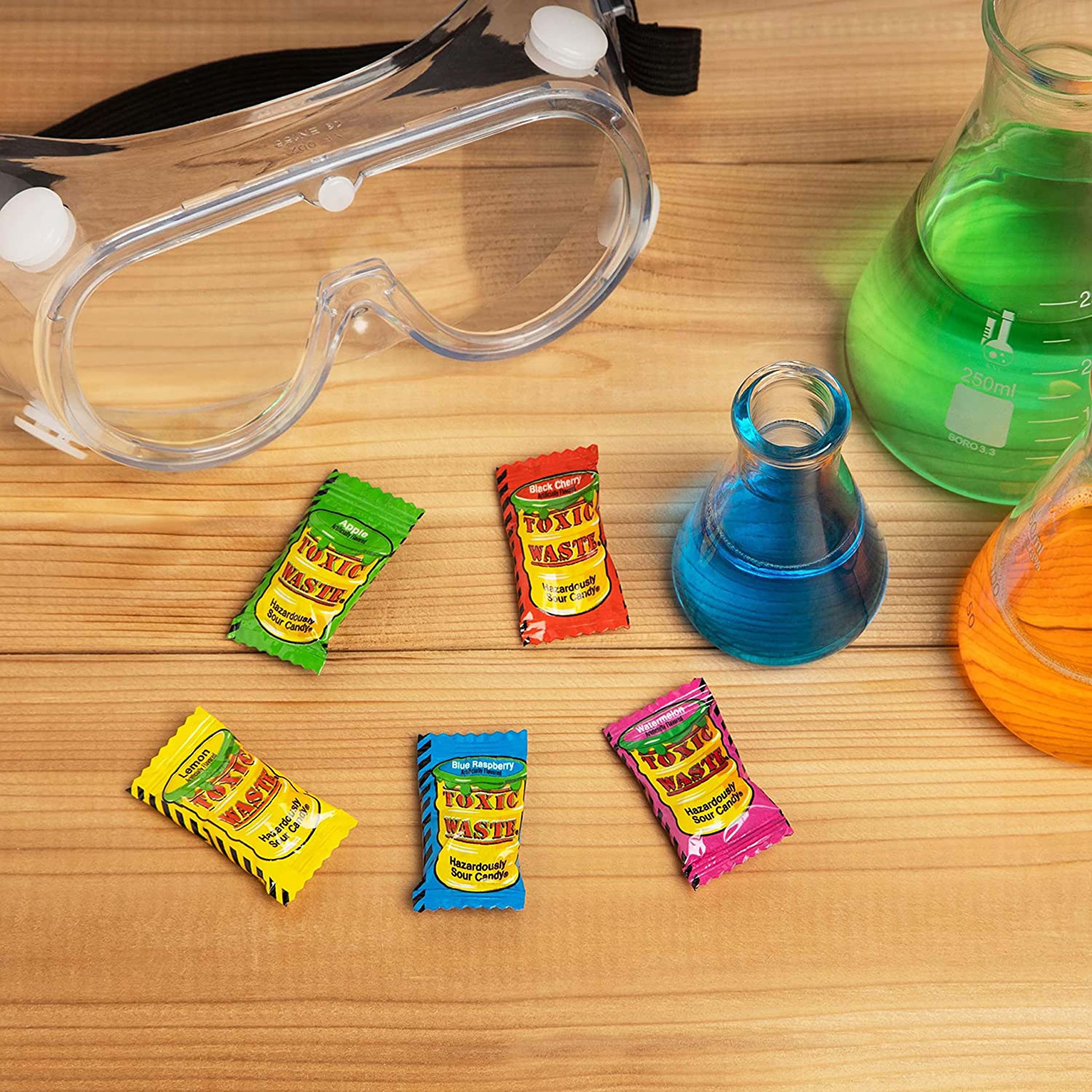 Toxic Waste Hazardously Sour Candy in Original Yellow Drum, 1.7 oz., Contains No Known Allergens