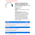 thumbnail image 2 of Engine Coolant Temperature Sensor Connector - Compatible with 1989 - 1991 Chevy R1500 Suburban 5.7L V8 1990, 2 of 2