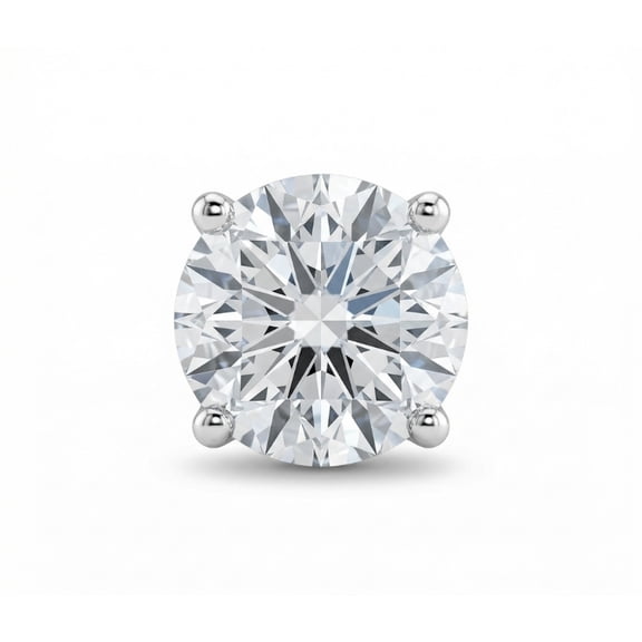 Pompeii 1/2 - 2 Ct Single Diamond Stud in 14k Gold One Earring Lab Grown (G/H,VS2-SI1)