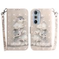 thumbnail image 2 of Case for Motorola Edge Plus 2022 Cover Magnetic 3D Pattern Wallet Flip Case With Strap - Squirrel, 2 of 5
