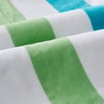 thumbnail image 5 of Great Bay Home Cotton Cabana Stripe 4-Pack Beach Towel  (4 Pack - 30" x 60", Aqua / Green), 5 of 6