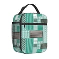 thumbnail image 2 of ZNDUO Green Doodle Seamless Pattern Lunch Bag, Reusable Leakproof Tote for Office, Work, School, Beach or Travel, 2 of 8