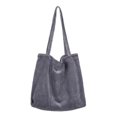 thumbnail image 1 of Minnieouse Bolso de lona versátil, adecuado para cualquier ocasión, bolso de compras, bolso de hombro, bolso de lona Bolsas de mensajero y de hombro Gris oscuro, 1 of 6