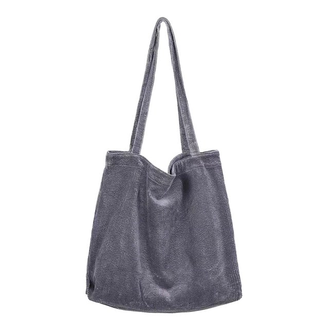 Minnieouse Bolso de lona versátil, adecuado para cualquier ocasión, bolso de compras, bolso de hombro, bolso de lona Bolsas de mensajero y de hombro Gris oscuro
