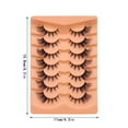 thumbnail image 2 of Eyelashes Wispy Lashes Extension Clusters Natural DIY Individual Lashes for Volume Length and Fluttery Look 14Pcs Set, 2 of 6