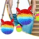 thumbnail image 3 of Bolso De Hombro Con Burbujas De Dibujos Animados, Bandolera De Silicona Con Llavero, Juguete Sensorial Para Aliviar El Estrés, Juguete Para Niños Y Adultos Speravity AP006799-01, 3 of 6