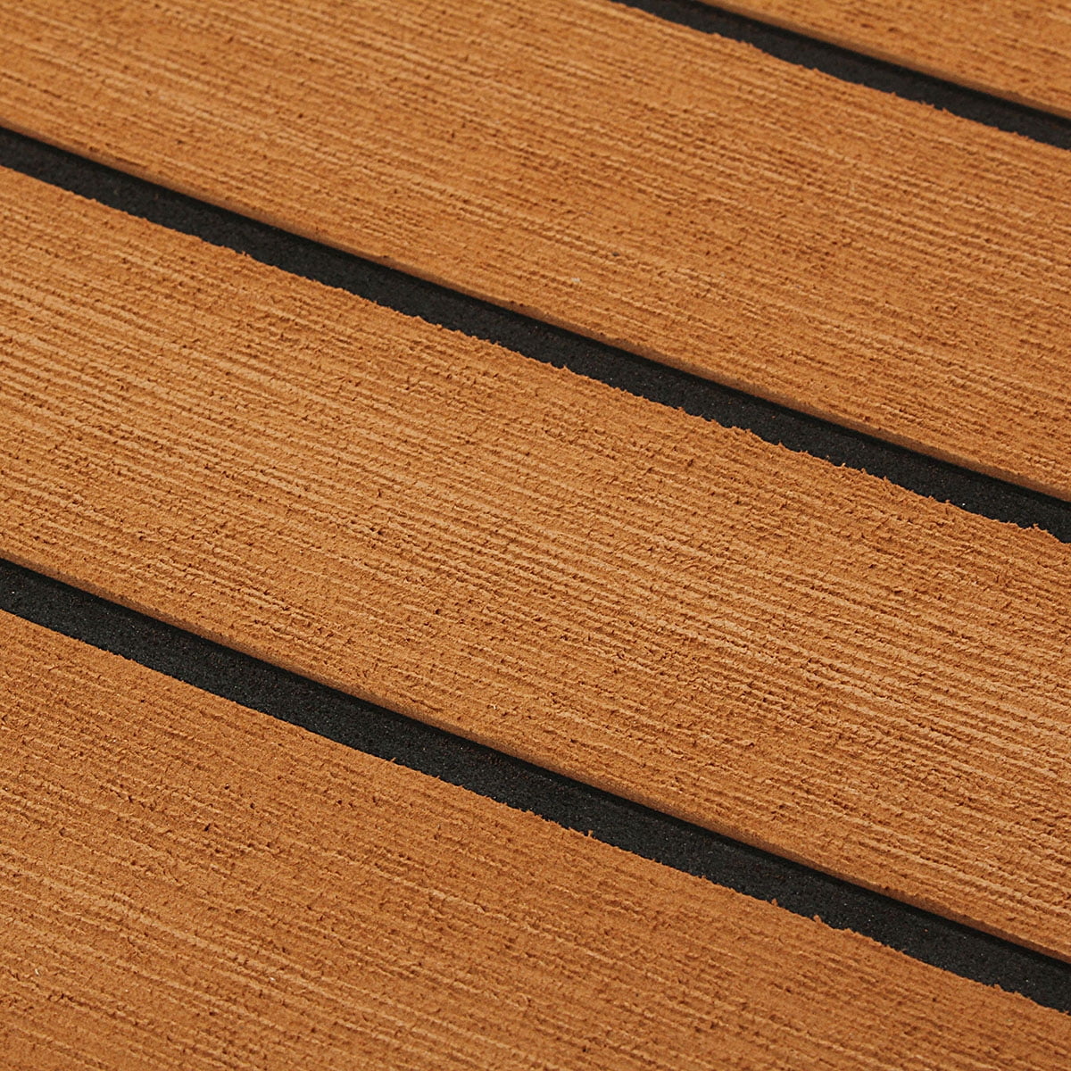 2Pcs 35'' X 94'' EVA Faux Teak Decking Sheet NonSlip and SelfAdhesive