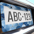 thumbnail image 6 of 1 Pcs Blue Circles License Plate Frame, License Plate Cover for Car Decorative Parts, Aluminum License Plate Bracket Holder Rust-Proof Weather-Proof for US Standard Car, 6 of 9