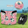 thumbnail image 6 of Haosy Leaves Football Golf Mallet Putter Cover Strong Magnetic Leather Golf Club Headcover Closure, 6 of 7