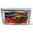 Disposable 1 lb. Aluminum Mini Loaf Pans with Clear Low Dome Lids (Pack
