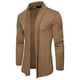 thumbnail image 2 of Hombres Sin bolsillos Cárdigan sólido Turndown Chal casual Chaqueta suelta Slim Fit Pompotops  oipoqjl21563, 2 of 4
