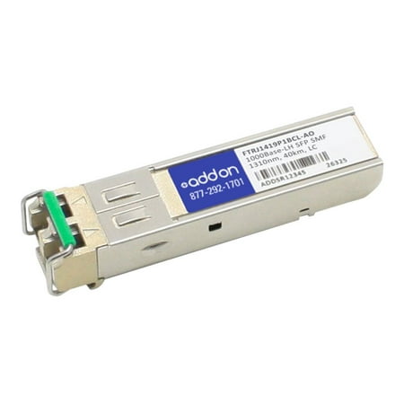 AddOn Finisar FTRJ1419P1BCL Compatible SFP Transceiver - SFP (mini-GBIC) transceiver module - 2Gb Fibre Channel (LW) - Fibre Channel - LC single-mode - up to 21.8 miles - 1310 nm