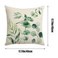 Bdday Square Pillow Covers Summer Style Pillowcase Natural Style