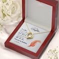 thumbnail image 4 of Forever Loved To My Daughter Pendant Necklace, Gift Jewelry Necklace From Daughter, Anniversary, Daughter Gift From Mom - Forever Love Necklace - White Gold or Yellow Gold - Gift Box, 4 of 5