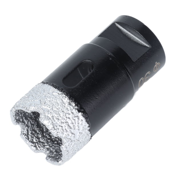 Abridor de agujeros de diamante soldado, broca de diamante soldado de 30 mm, broca de diamante, sierra de agujero de diamante de grado profesional