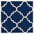 thumbnail image 3 of Safavieh Dhurries Dark Grey Contemporary Rug - Square 8', 3 of 5