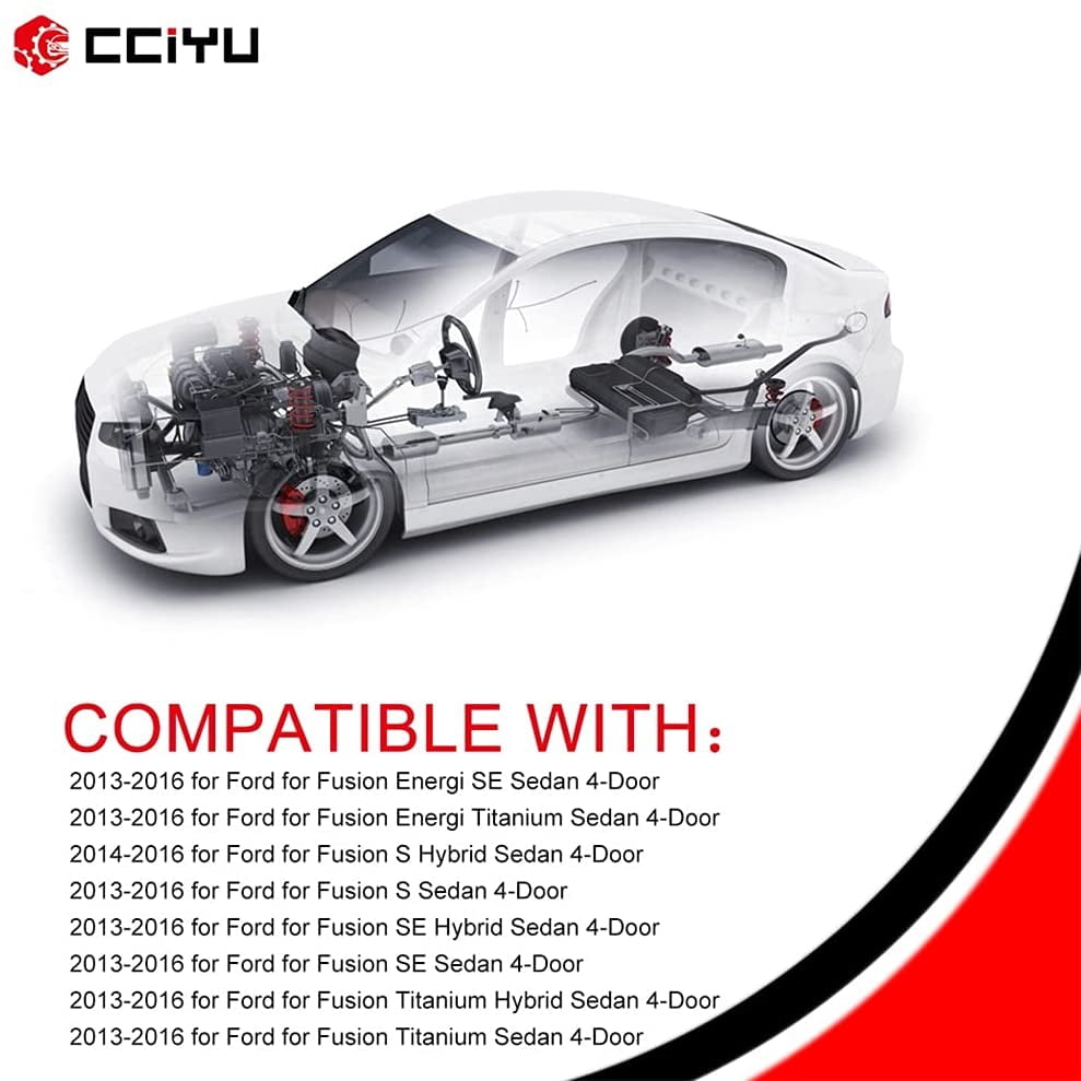 cciyu 2 x Rear Struts Shock Absorbers Fit for 2013 2014 2015 2016 for Ford Fusion 5667