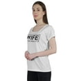 thumbnail image 3 of Inkdotpot Personalized Womens Tshirt Top WifeWeddingAnnouncement Shirt, 3 of 6