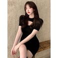 thumbnail image 1 of Women Summer Casual Dress Sexy Bodycon Basic Short Mini Dresses, 1 of 5