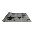 thumbnail image 2 of Ahgly Company Indoor Round Abstract Gray Modern Area Rugs, 7' Round, 2 of 4