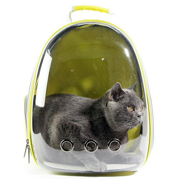 Magik Astronaut Pet Cat Dog Puppy Carrier Backpack Travel Bag Case Capsule Fullview Green Large