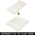thumbnail image 4 of mDesign Expandable Plastic Spice Rack Kitchen Drawer Organizer - 3 Tiers - Cream, 4 of 8
