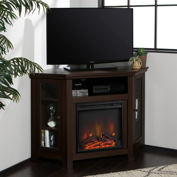 corner fireplace tv stand 70 inch