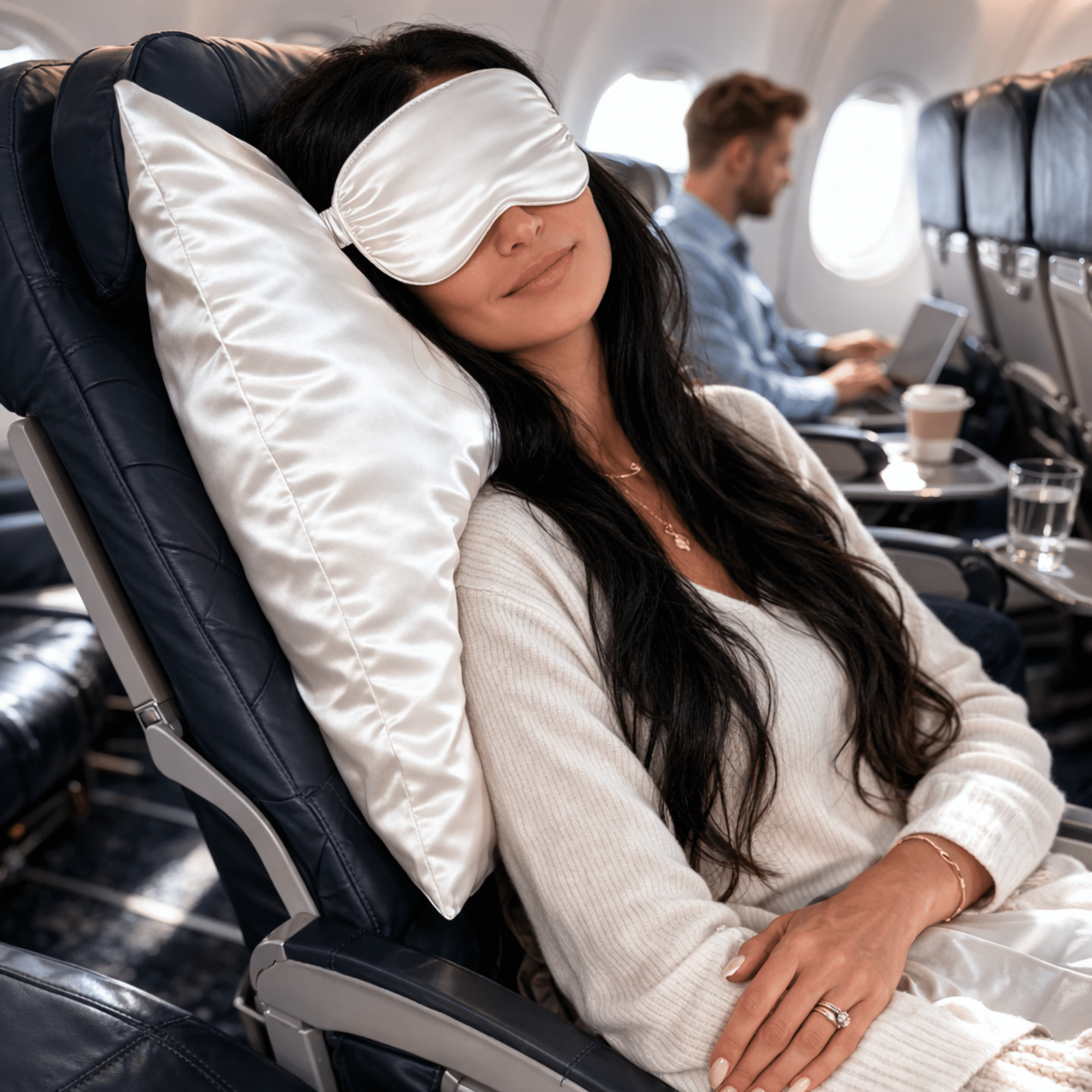 Silk Sleep Mask - Ivory