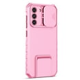 thumbnail image 5 of SaniMore for Samsung Galaxy S21 FE 5G Case 2021, for Galaxy S21 FE Case with Slide Camera Cover Built-in Kickstand Dual Layer Hybrid Shockproof Case for Galaxy S21 FE 5G 6.4", Pink, 5 of 13