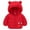 Red, variant on yocbz Rain Coats for Girls Boys Fleece Jacket Long Sleeve Sherpa Lined Zip Up Hoodies Soft Warm Sweatshirt Outerwear for Kids Yellow,Size for 12-18 Months