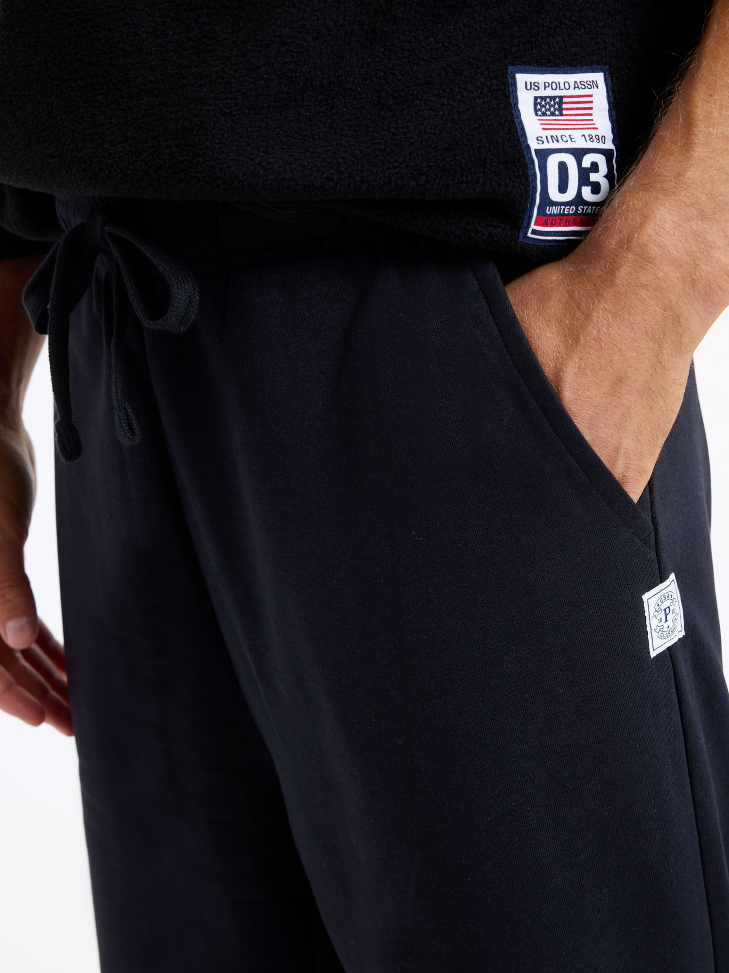 U.S. Polo Assn. Men's Everyday Open Bottom Fleece Jogger