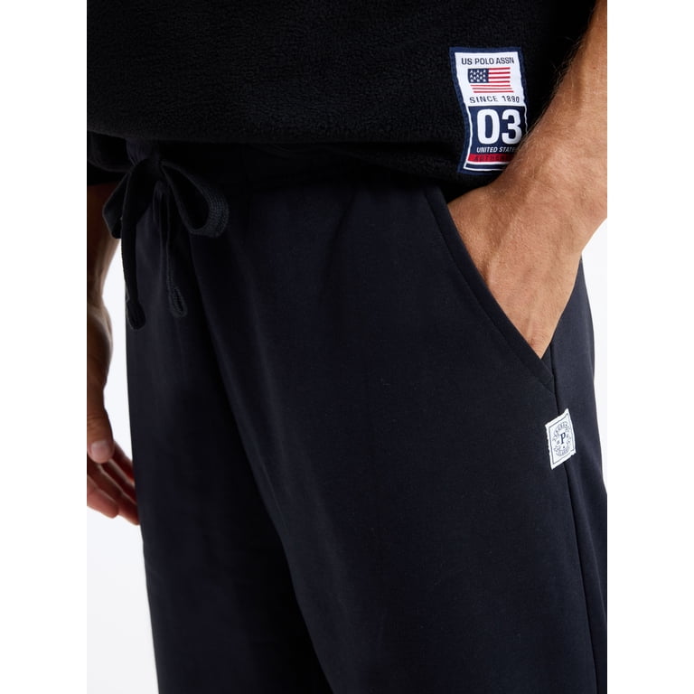 U.S. Polo Assn. Men's Everyday Open Bottom Fleece Jogger photo 4
