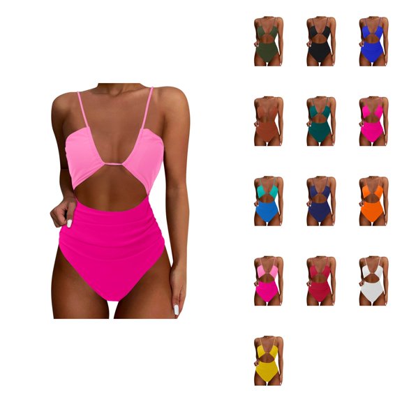 Womens One Piece Swimsuit - Tummy Control, Sexy & Flattering High Cut Cheeky Bathing Suit